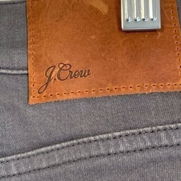 J. Crew Womens Toothpick Jeans Sz 27 Gray Wash Skinny Slim Fit Mid Rise Everyday - Picture 5 of 8